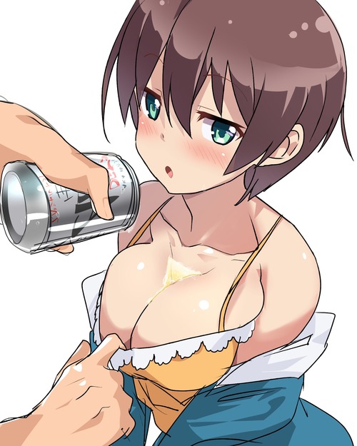 new_game! ニューゲーム 篠田はじめ 巨乳 谷間 エロ 1600 2000 画像 壁紙