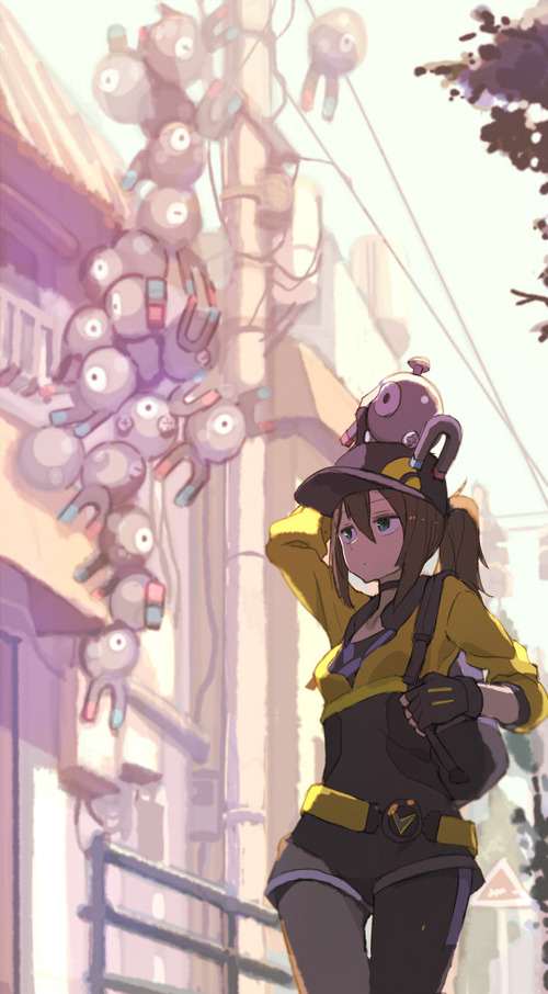 Pokemon_GO ポケモンGO 女性トレーナー かわいい 汗だく 画像 壁紙