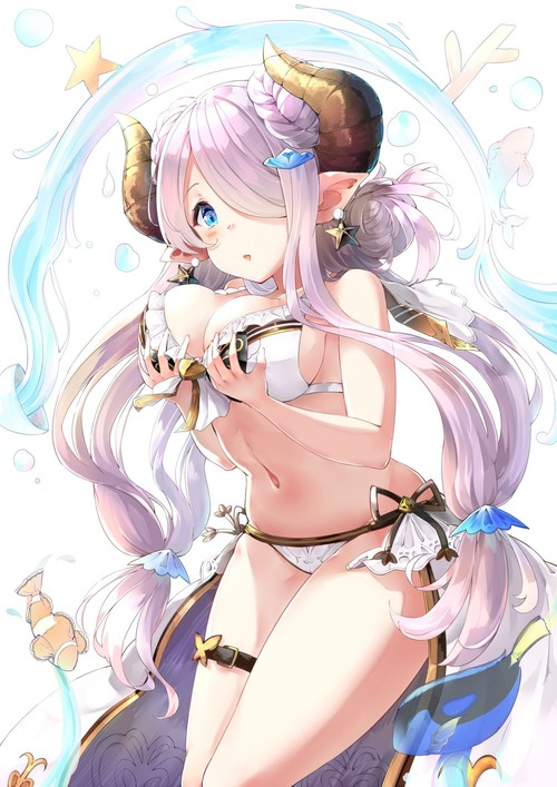 グランブルーファンタジー（グラブル） ナルメア 巨乳 エロかわいい 水着・夏・海 画像 壁紙