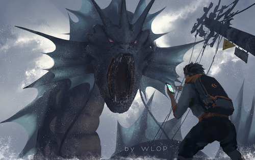 Pokemon_GO ポケモンGO ギャラドス 怪獣 画像 壁紙