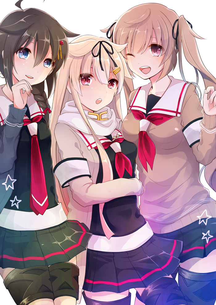 艦隊これくしょん 艦これ 画像 壁紙 07 10枚 島風 天津風 呂500 磯風 大井 北上 Etc 2次元画像壁紙収集所