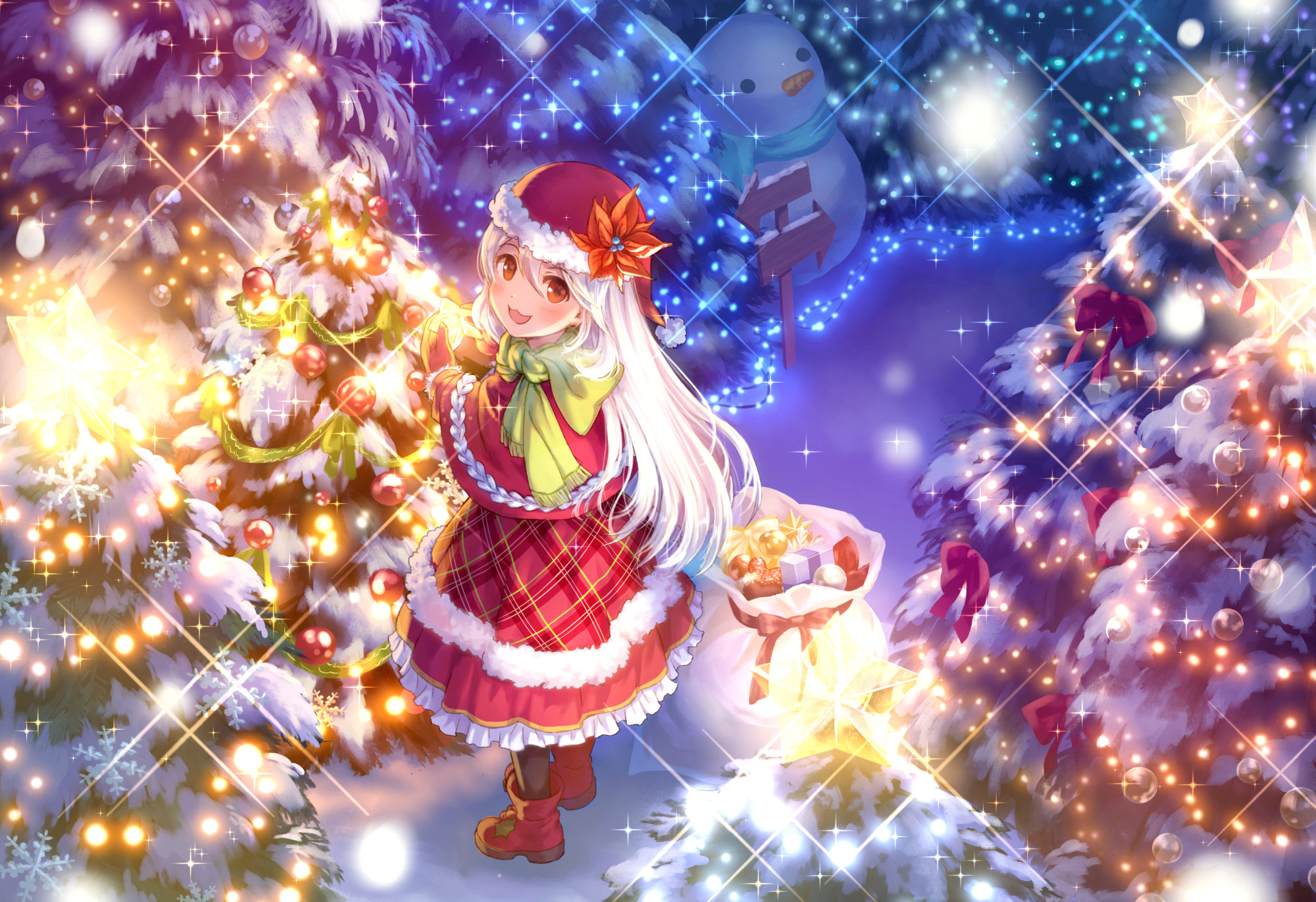 Merry Christmas クリスマスな可愛い女の子の2次画像 壁紙 11枚 15年 2次元画像壁紙収集所