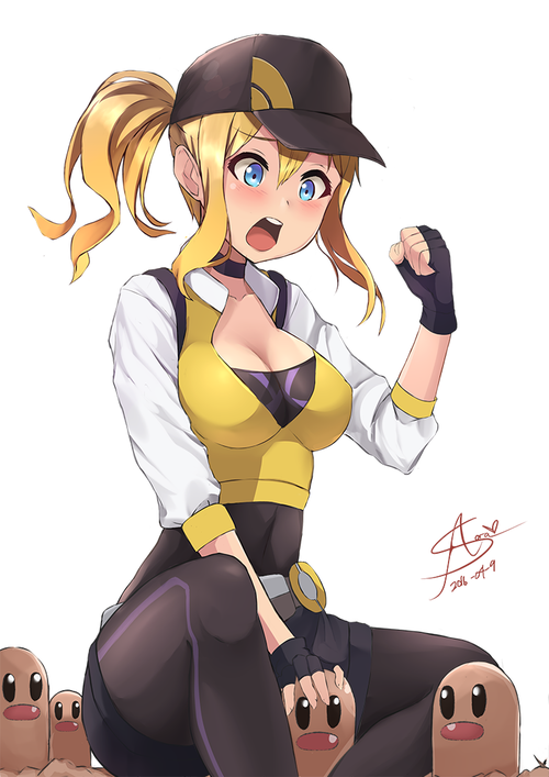 PokemonGO ポケモンGO 女トレーナー 女主人公 かわいい イラスト 画像 壁紙