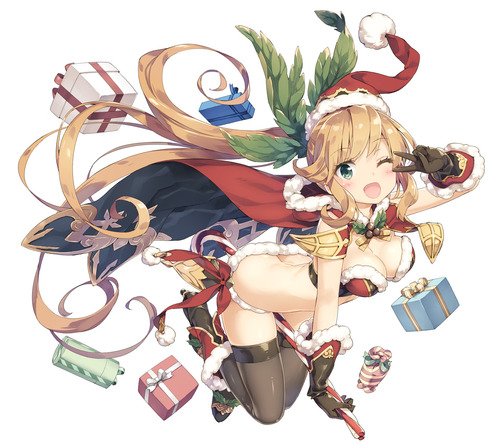 グランブルーファンタジー granblue_fantasy クリスマスVer クラリス かわいい画像 壁紙