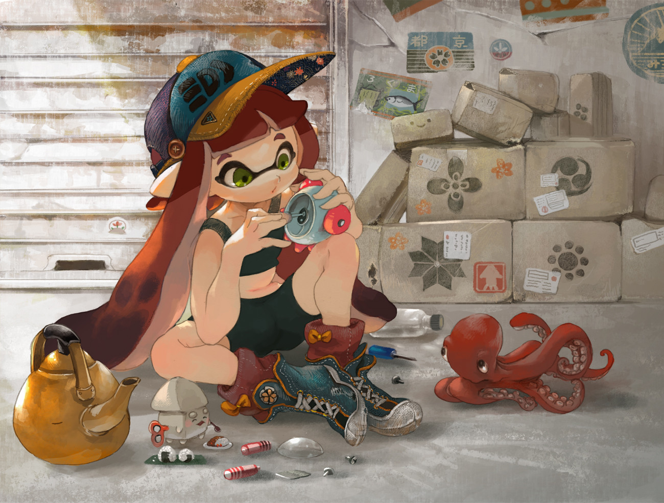 スプラトゥーン 画像 壁紙 01 10枚 イカちゃん シオカラーズ ホタル アオリ 2次元画像壁紙収集所