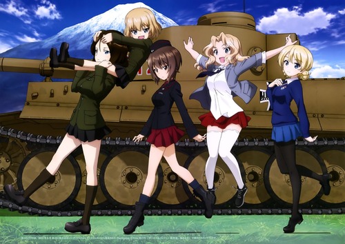 girls_und_panzer ガールズ&パンツァー ガルパン アンツィオ高校・アンチョビ 聖グロリアーナ女学院・ダージリン 黒森峰・西住まほ 大洗女子・西住みほ プラウダ高校・カチューシャ サンダース付属・ケイ 画像 壁紙