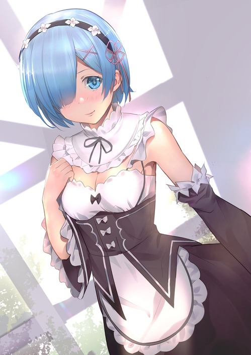 リゼロ Reゼロから始める異世界生活 レム ラム かわいい 双子 姉妹 メイド服 イラスト 画像 壁紙