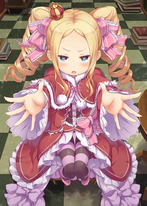 rezero リゼロ Reゼロから始める異世界生活 ベアトリス・ベア子・ベティー 金髪ツインテール ドリル 幼女・ロリ 1072 1500 画像・壁紙