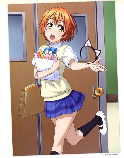 lovelive ラブライブ スクフェス 星空凛 音ノ木制服 μ's(ミューズ) 1181 1500 画像 壁紙