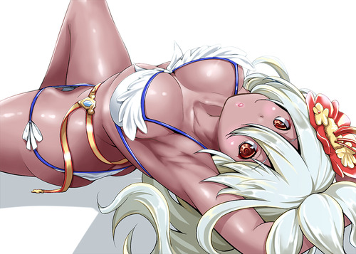 granblue_fantasy グランブルーファンタジー(グラブル) ジオーダーグランデ ゾーイ 褐色肌 水着 SSR かわいい・かっこいい イラスト 画像 壁紙