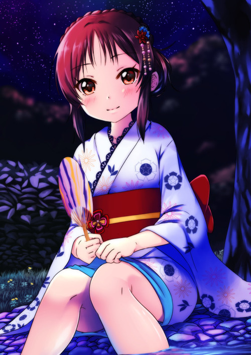 橘ありす かわいい 浴衣ロリ デレマス デレステ アイドルマスターシンデレラガールズ スターライトステージ イラスト 画像 壁紙