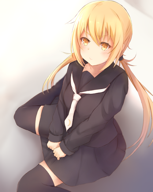 艦隊これくしょん 艦これ 制服姿が可愛い皐月(さつき) 画像 壁紙