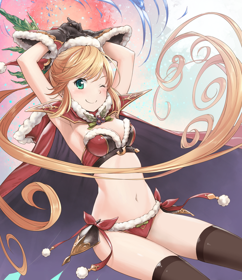 グランブルーファンタジー granblue_fantasy クリスマスVer クラリス かわいい画像 壁紙