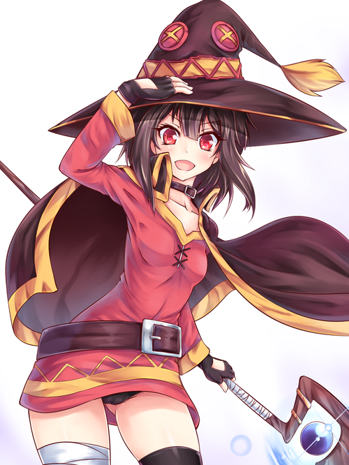 この素晴らしい世界に祝福を(このすば) めぐみん ロリっ娘 パンチラ 画像 壁紙