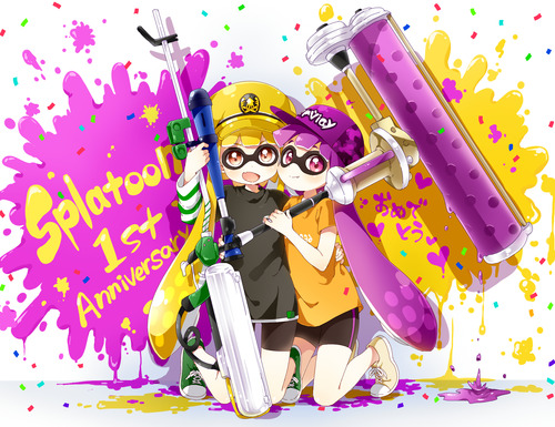 Splatoon スプラトゥーン 画像 壁紙 02 15枚 インクリング イカガール イカボーイ シオカラーズ ホタル アオリ 2次元画像壁紙収集所