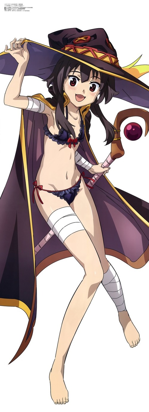 このすば この素晴らしい世界に祝福を めぐみん 下着・水着・パンツ かわいい 頭のおかしい爆裂娘 紅魔族 中二病 542 1500 画像 壁紙