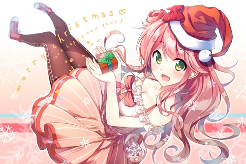 冬 クリスマスな女の子の可愛い画像・壁紙