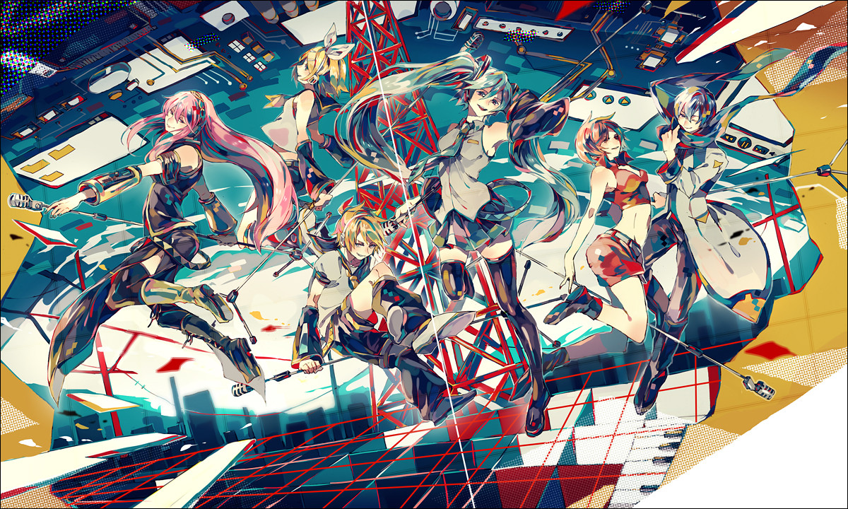 ボーカロイド Vocaloid 画像 壁紙 06 10枚 初音ミク 冬の夜ミク 巡音ルカ 結月ゆかり 2次元画像壁紙収集所