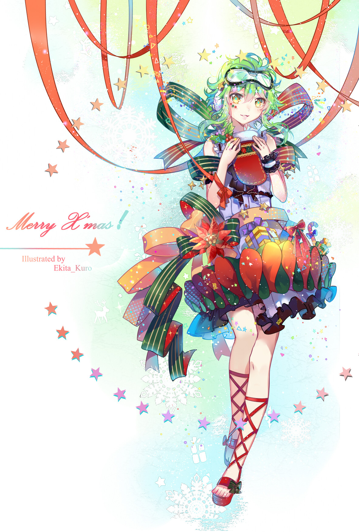 初音ミク Gumi クリスマスな画像 壁紙 10枚 ボーカロイド Vocaloid 画像 壁紙 07 2次元画像壁紙収集所