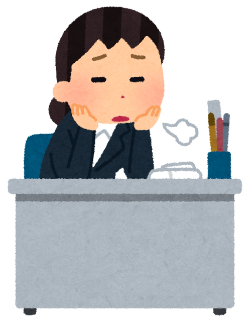 yaruki_nai_suit_woman