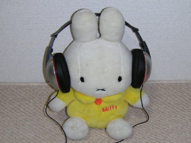 ミッフィー ぬいぐるみ ヘッドホン ぬいぐるみ ミッフィー ヘッドホン