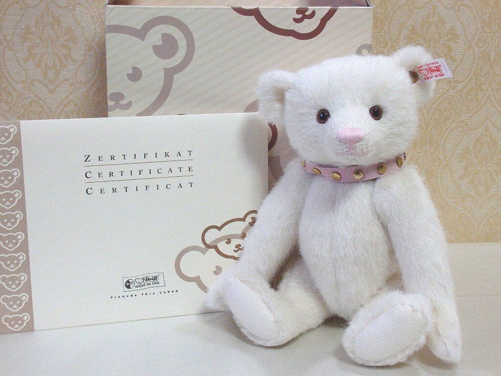 シュタイフ　ティディベア　アルパカホワイト＆ブラック シュタイフティディベアアルパカホワイト＆ブラック
