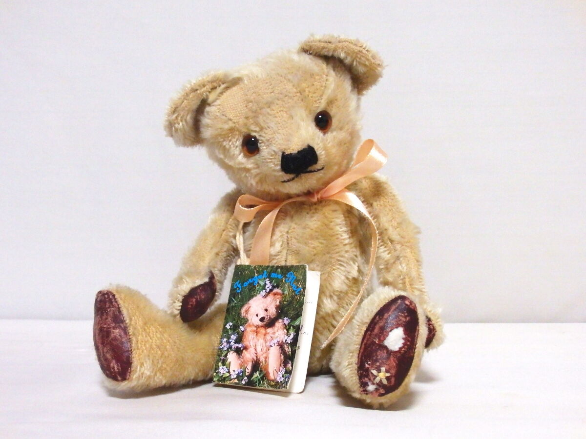 フォーゲットミーノット　テディベア　JOYジョイさんの作品 Forget Me Not・1997年限定「Joy・アンティークスタイル
