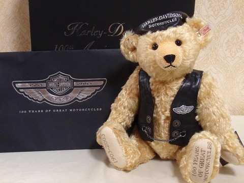 新品入手不可能Harley-Davidson 100周年記念テディベア Harley-Davidson Limited Edition 100th Anniversary Collectable