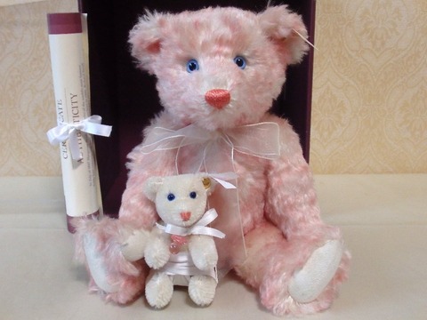 steiffシュタイフ Hamleys限定「ホープ・マミー＆ベイビー・ベア