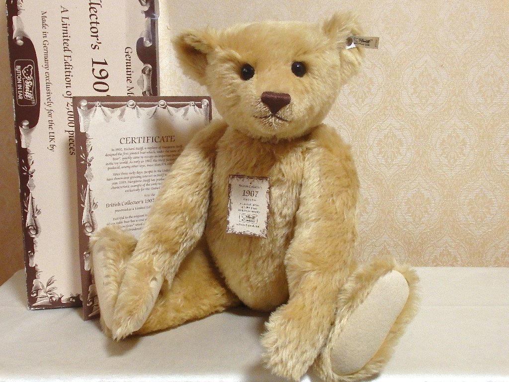 男女兼用 シュタイフ社製 テディベア CHARLES Steiff Teddy Bear