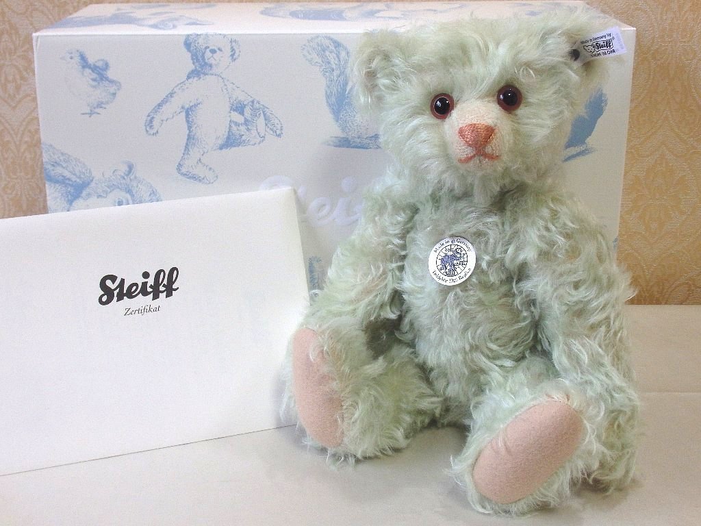 Steiff シュタイフ 1925 レプリカ ライトグリーン テディベア 【公式通販】