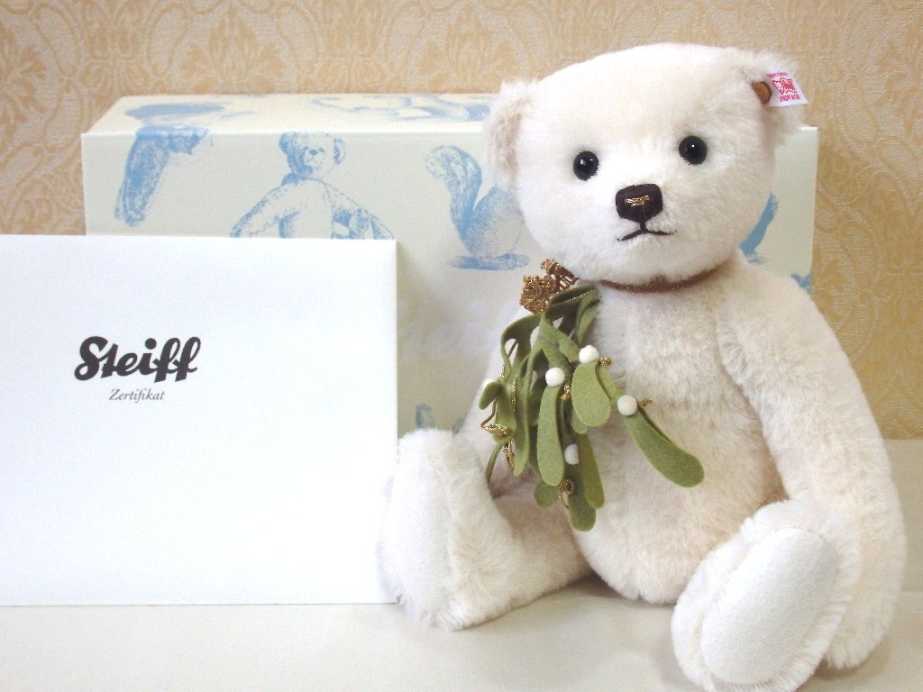 シュタイフ社・2011年限定「宿り木 ミスルトー・テディベア」 : よきべ