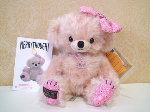 華麗 メリーソート社 2014年「チーキ－京さくら 」Dear Bear京ベア店 ぬいぐるみ