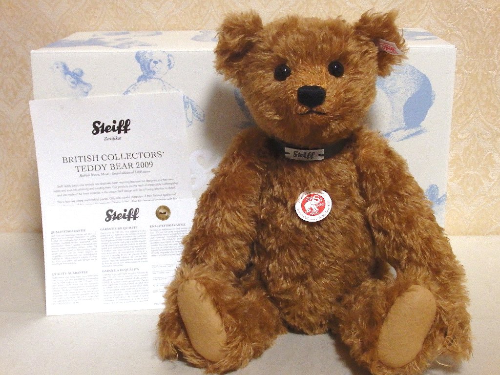 【極美品】Steiff シュタイフ FUJI 2009 限定 テディベア Steiff シュタイフ 2009 限定品