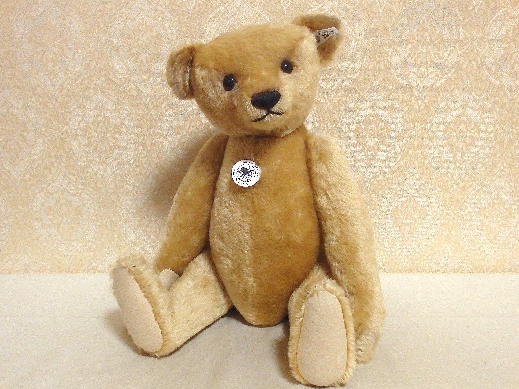 シュタイフ　steiff 1904レプリカ　Barle 35PB 超美品 Steiff Teddy Bear Baerle 35PB 1904 true replica 1992 produced in