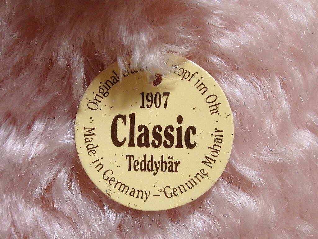 シュタイフ社・クラシックシリーズ「レプリカ1907テディベア シュタイフ社・クラシックシリーズ「レプリカ1907テディベア