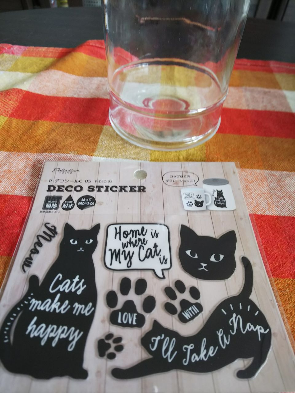 キャンドゥの猫シール 初めて猫を飼い始めまして キャンドゥの猫シール 初めて猫を飼い始めまして
