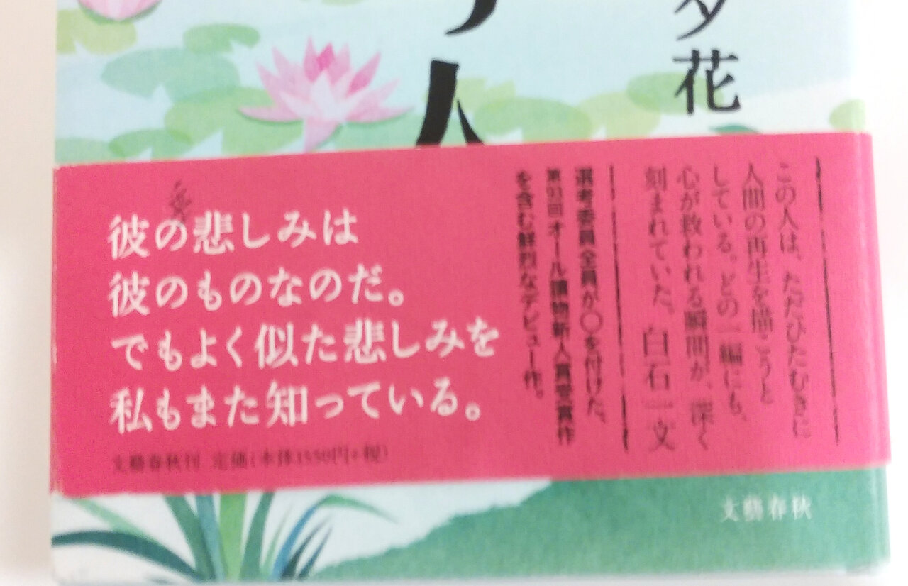 香月夕花(かつき・ゆか)著「水に立つ人」を読んで、浸ってみた 香月夕花(かつき・ゆか)著「水に立つ人」を読んで、浸ってみた
