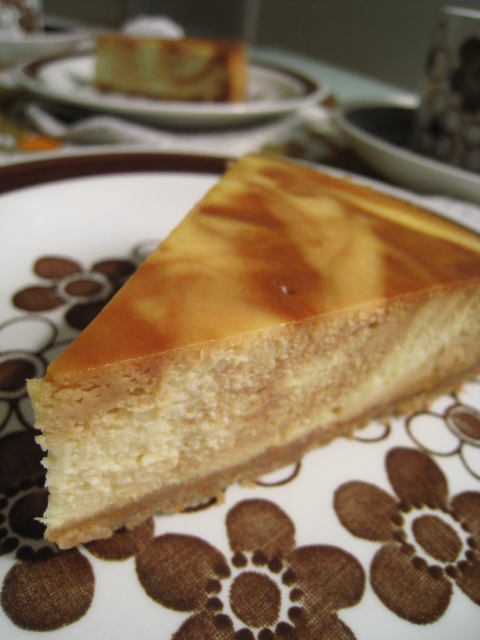 キャラメルマーブルチーズケーキ Amities Gourmandes