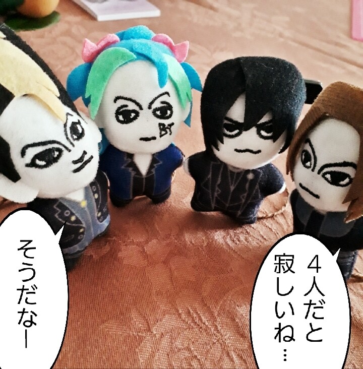 BUCK-TICKランダムぬいぐるみバッチが可愛いから家にあるものを駆使し