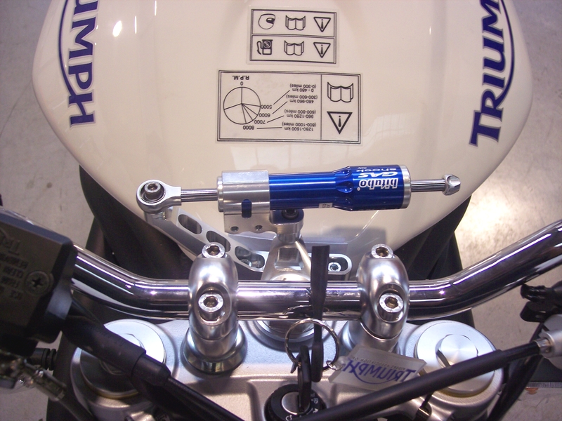 ストリートトリプル675 bitubo ステアリングダンパー