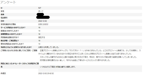 まいこさんアンケ O様