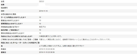 ほのかアンケート