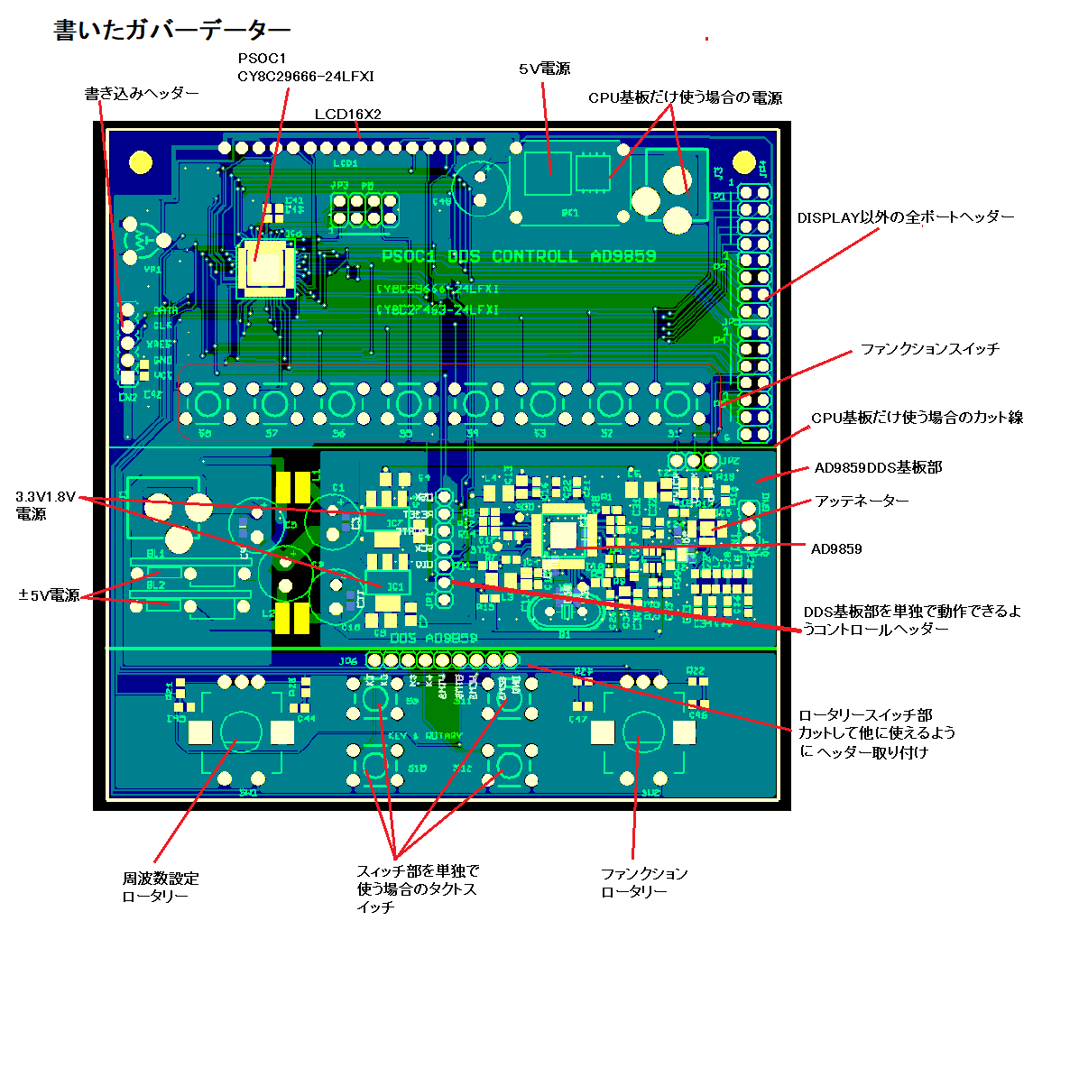 Ad9859 Dds発振器の回路 基板発注 じじいの電子実験室 Ad9859 Dds発振器の回路 基板発注 じじいの電子実験室