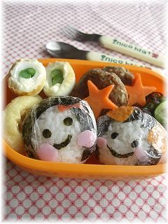 お友達おにぎり♪弁当。