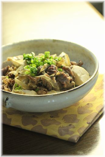 牛ごぼう肉豆腐。