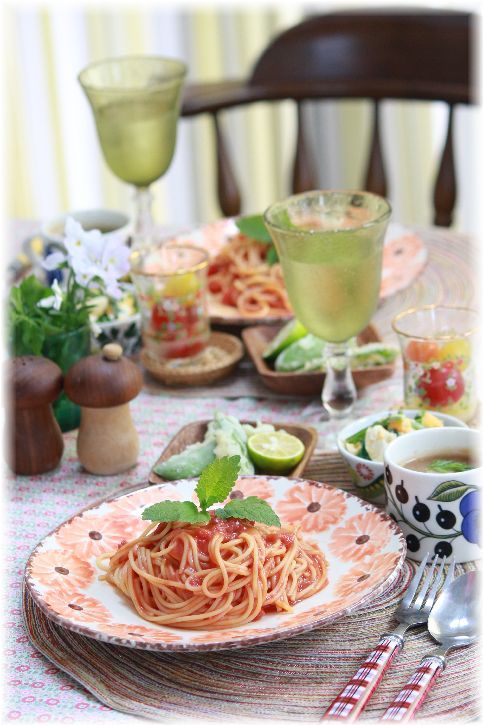 濃厚海老ソースのパスタ。 と 献立。と今週のお買いもの。