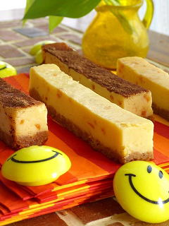オレンジとコーヒーのスティックチーズケーキ☆