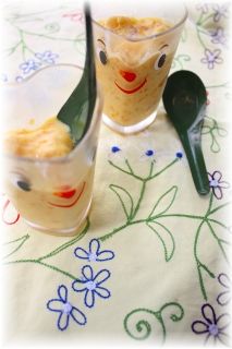 かぼちゃと人参のアイスクリーム。