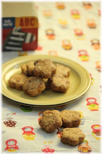 バナナきなこクッキー。